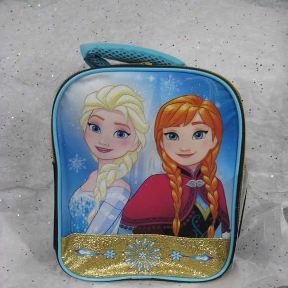 Frozen Elsa Anna Insulated Lunch Bag BPA Free